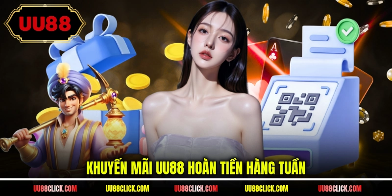 Khuyến mãi UU88 hoàn tiền hàng tuần